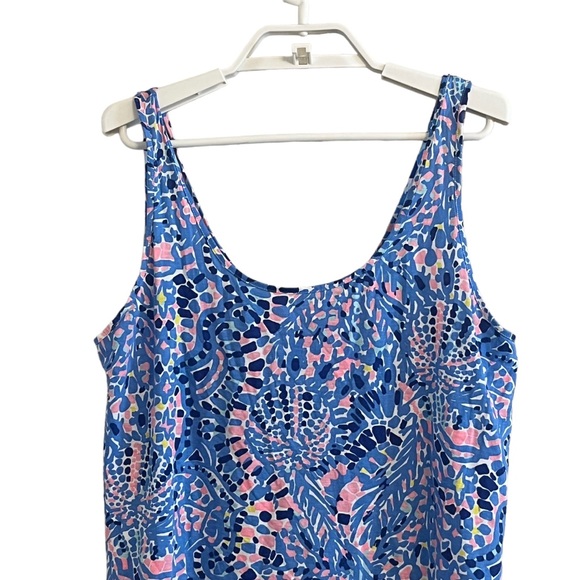 Lilly Pulitzer Tic Tac Tile Kinsey Tank Top - Picture 2 of 8